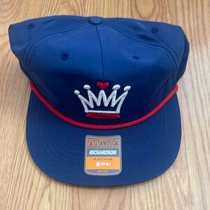 Queens Gambit World Tour blue white and red SnapBack hat